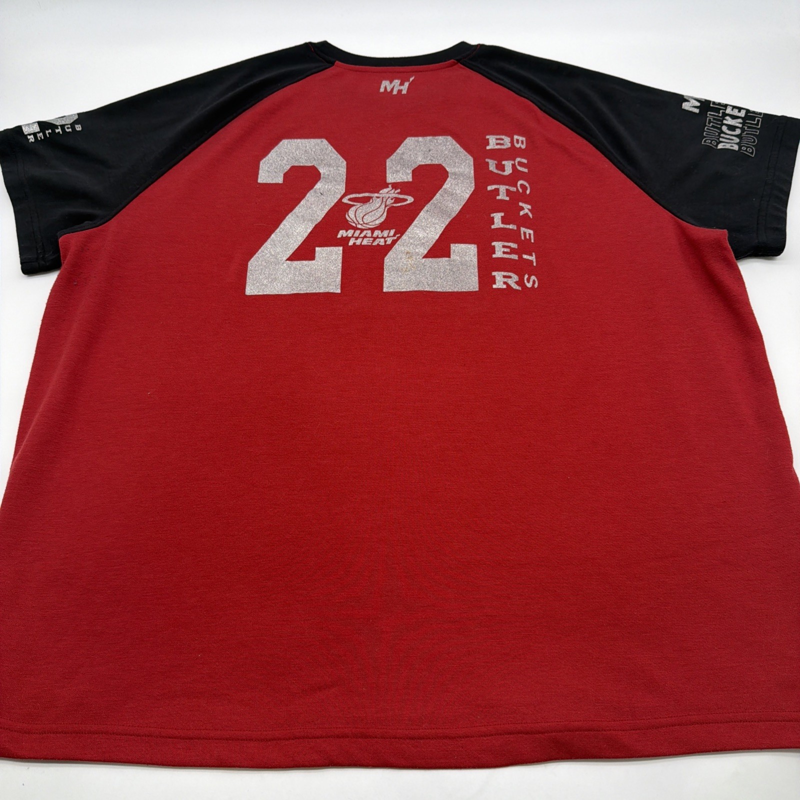 Miami Heat George T-shirt Men 2XL Graphic Glitter Buckets Butler 22.#42130