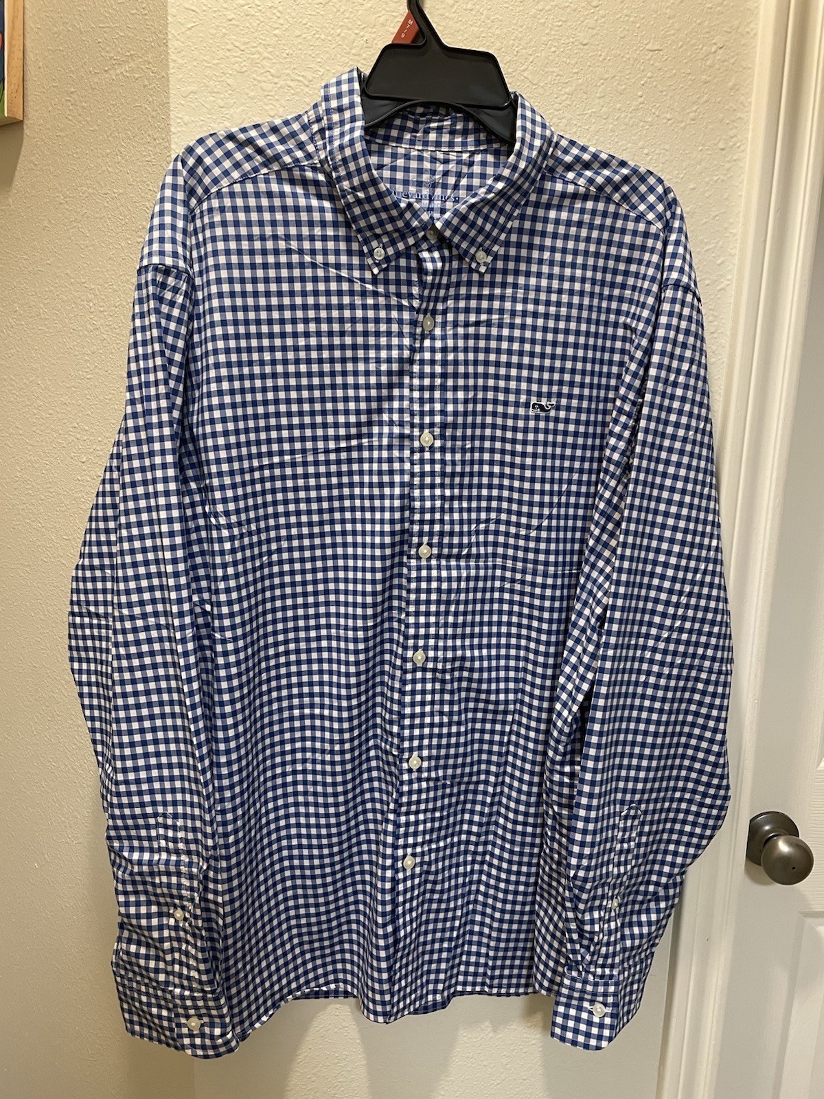 Vineyard Vines Performance Classic Fit Whale Shirt Men’s 2XL 92%Nylon 8%spandex