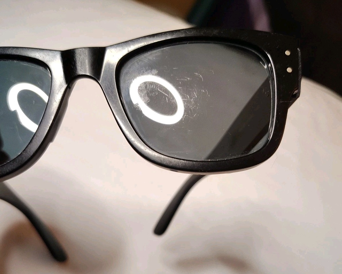 Ray-Ban RB 0840-S Mega Wayfarer Sunglasses Black/Blue