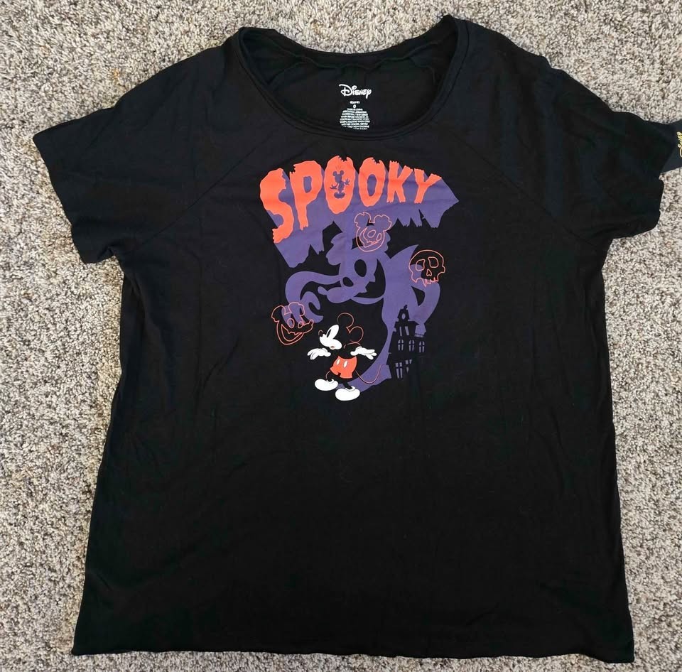New Torrid Disney spooky mickey mouse shirt size 0 or 14/16