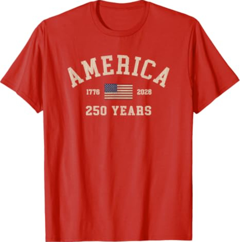 America 250 Years USA United States Flag July 4th 2026 1776 T-Shirt