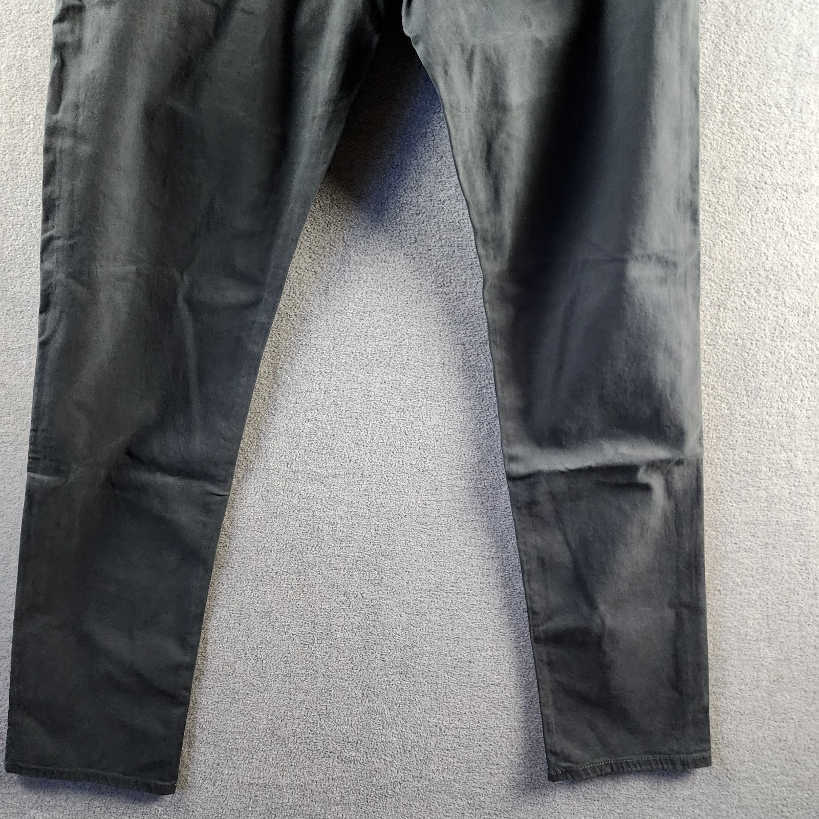 AG Tellis 34 Modern Slim Fit Twill Pants Men’s 33×34 Melange Smoke Button Zip