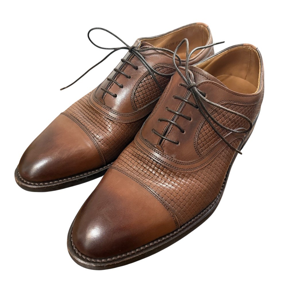 REGAL Leather Cap Toe Lace-Up Business Shoes, 9.3″”, Brown mens USED