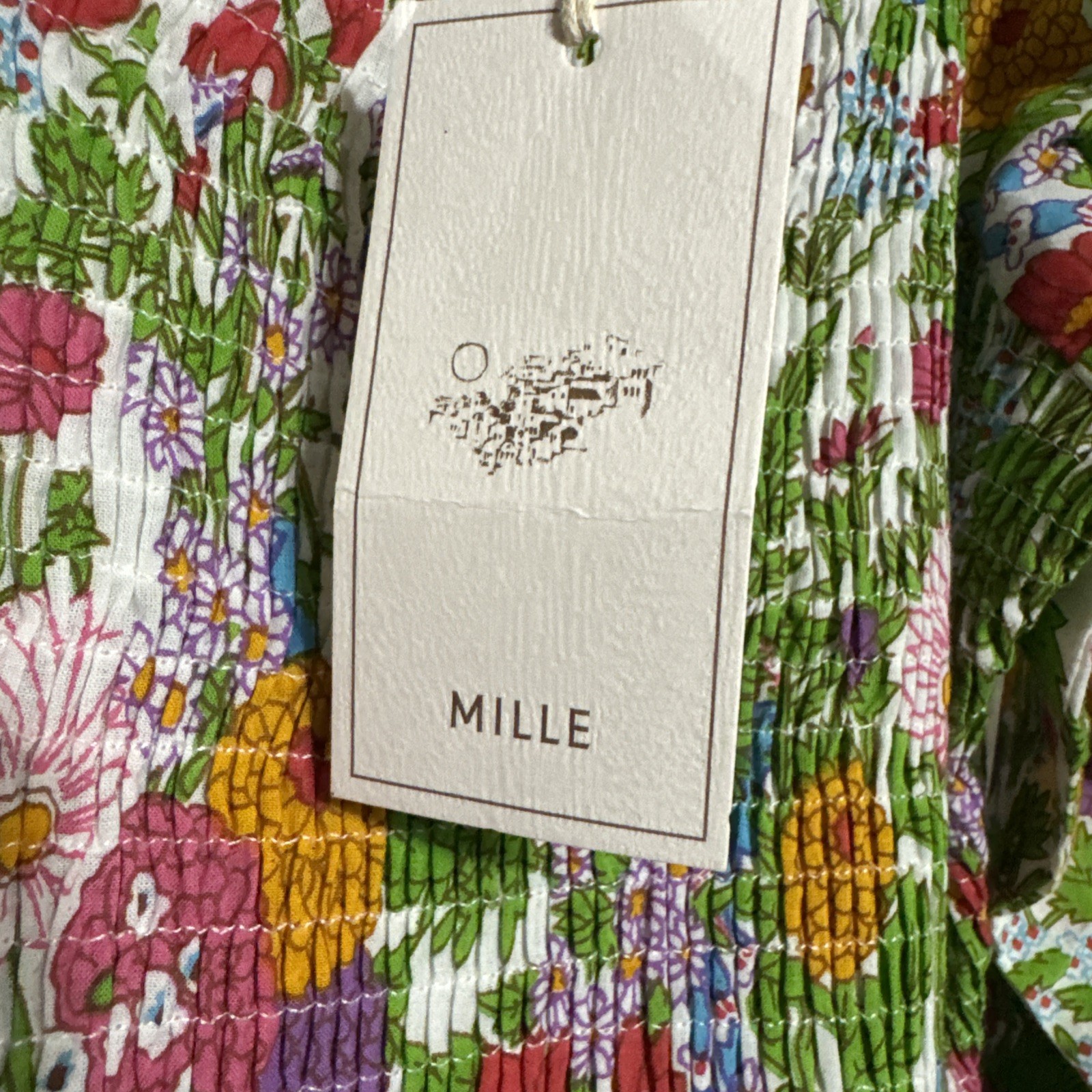 Mille , Calista Dress In Summer Garden , Women’s Size Large, Resort & Travel