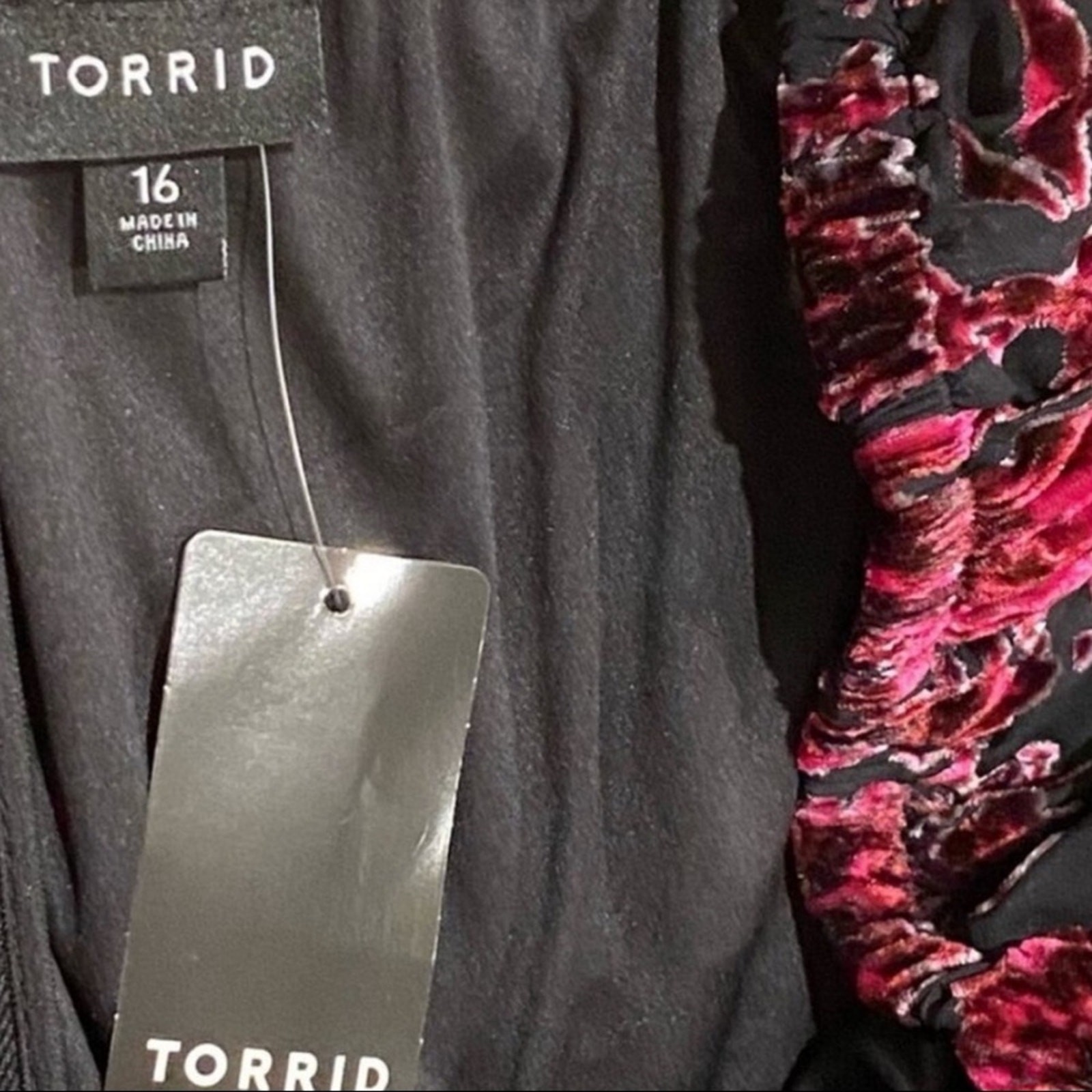 Torrid Plus Size Cocktail Dress 1X Semi Formal 16 Homecoming Retro Party Cruise