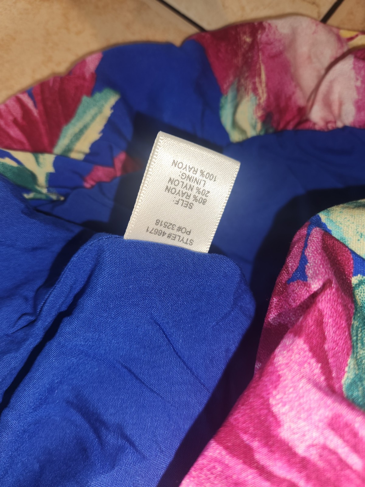 Skies Are Blue Pedal Pop Braid Strap Floral Bubble Top Small S NWT