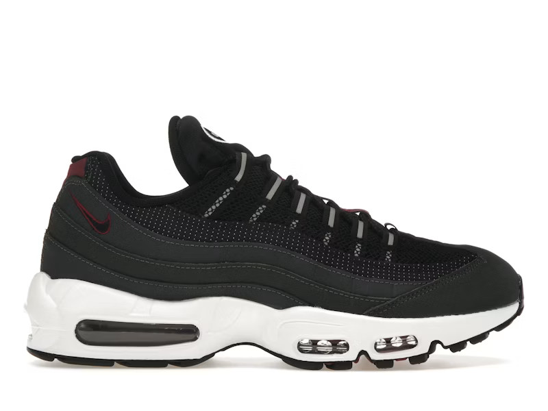 Nike Air Max 95 Anthracite Team Red (Pre-Owned) Size 13 (No Box)