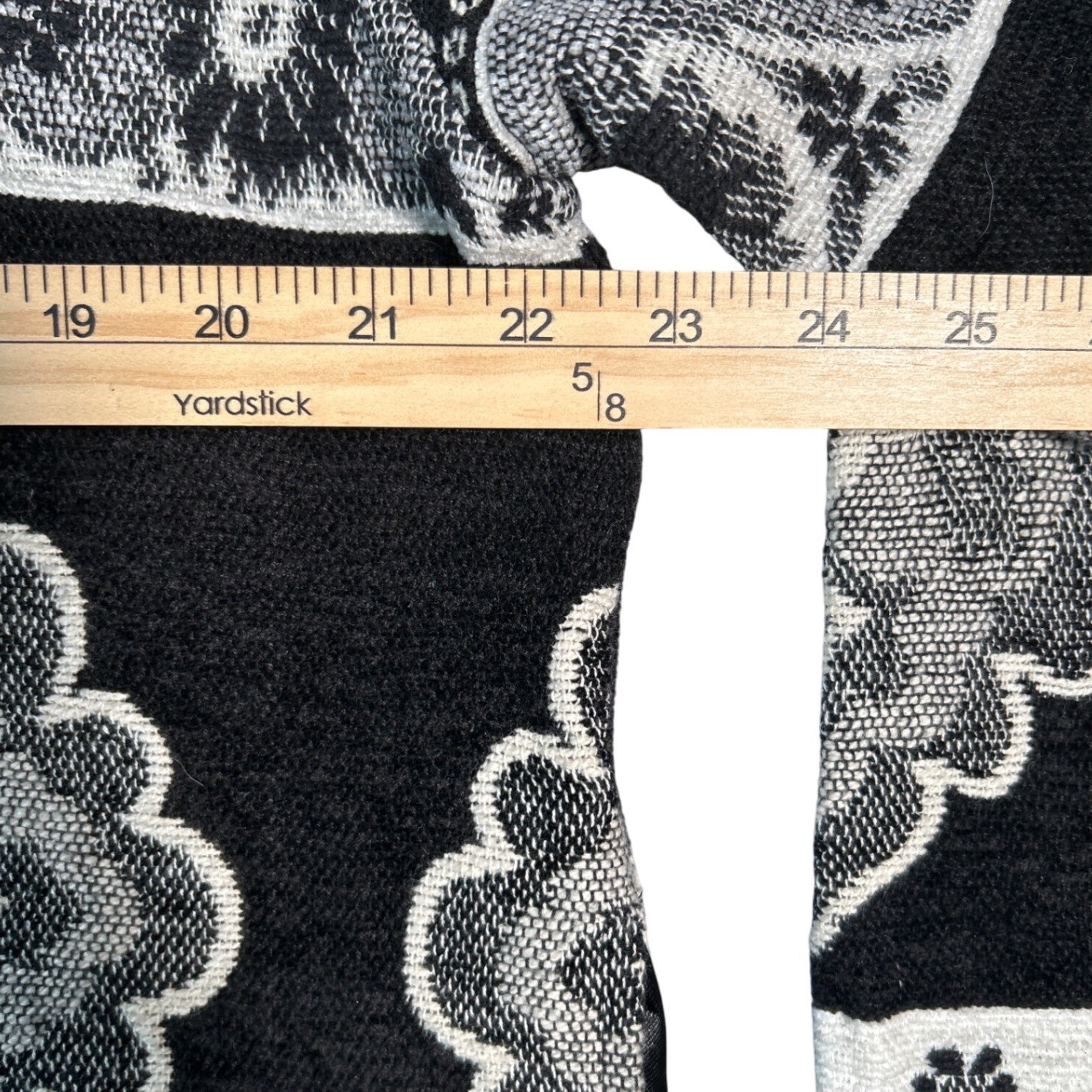 Flashback Cardigan Black White Tapestry Floral Jacket VTG Boho Chic Festival Y2K