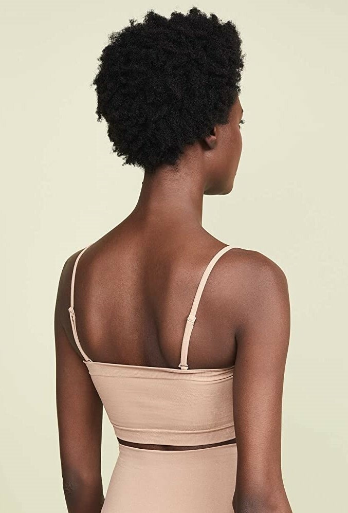 Fashion Forms 174261 Womens Wireless Seamless Bandeau Bra Nude Size Small