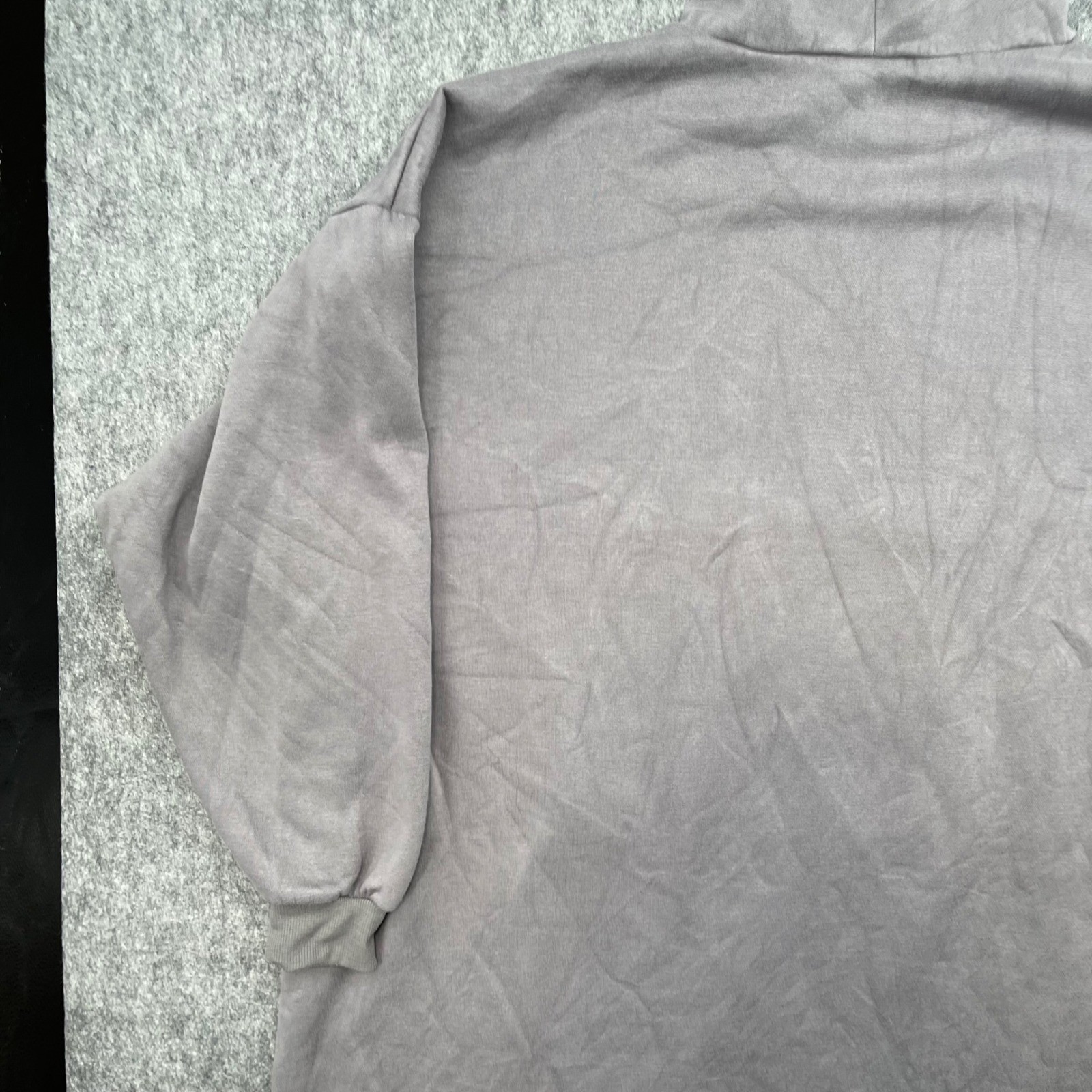The Comfy Hoodie Blanket Gray Sweatshirt Fleece Lined One Size