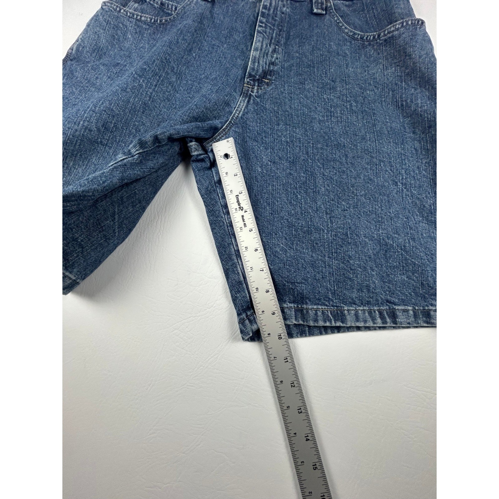 Wrangler Authentics Mens Carpenter Shorts 36 Blue Denim Medium Wash Workwear