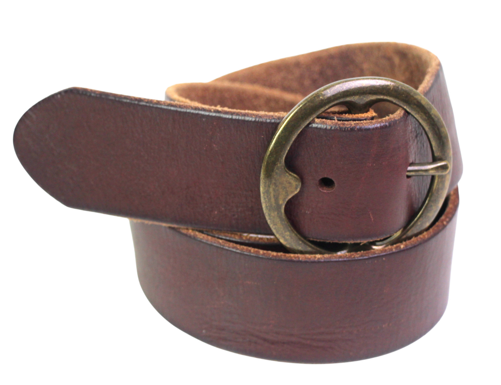 Treasure & Bond BROWN REAL LEATHER 1 3/8″Wd CASUAL DRESS WOMEN’S BELT Sz S (B47