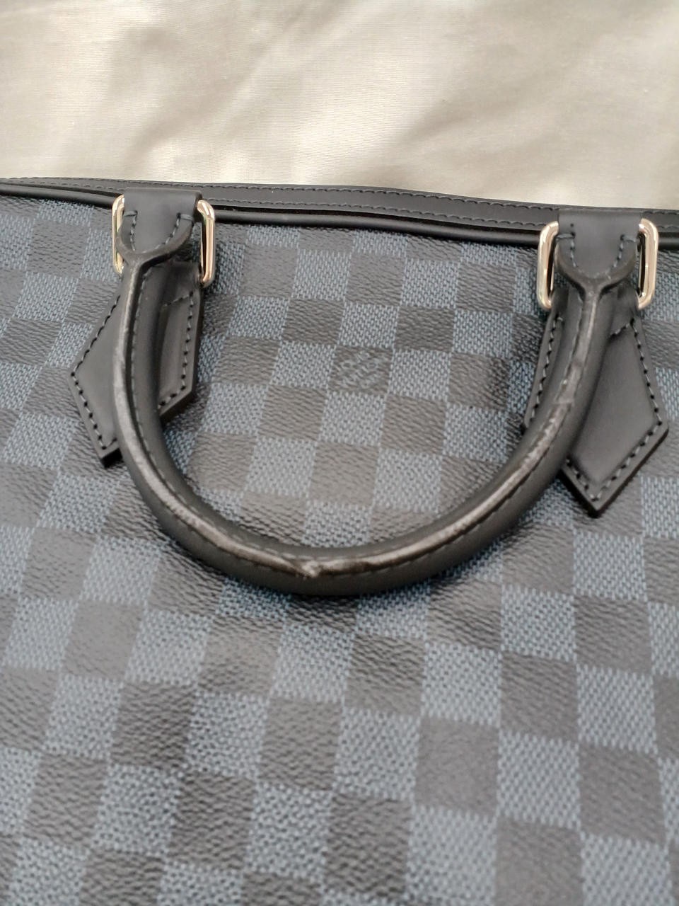 LOUIS VUITTON Damier Cobalt Dandy MM N44000 Shoulder Bag (Not Available)
