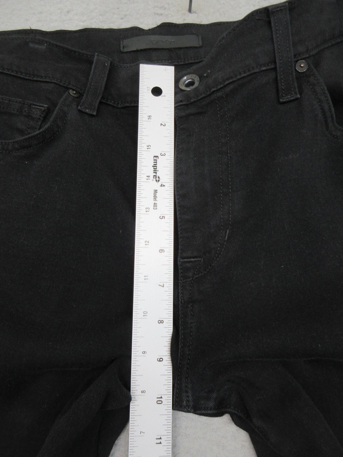 Joes Jeans The Brixton Straight Narrow Mens 34×32 Black Stretch Denim Dark Wash