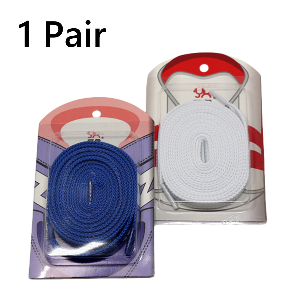 Double Layers Flat Shoe Laces Strings for Boots Sneakers Athletic Tennis Shoes