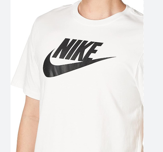 Nike Men’s NSW Sportswear Icon Futura T Shirts White AR5004-101 i