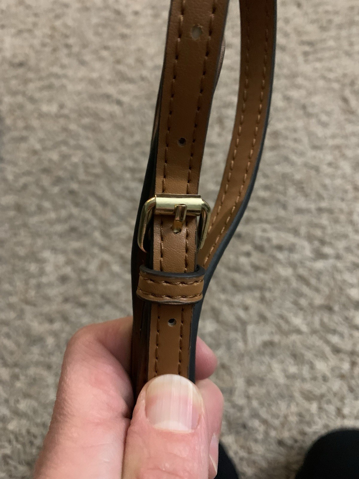 NWT Nanette Lepore Brown Crossbody Purse/Bag, Inner Pockets/Dividers, 10″x7″x3″
