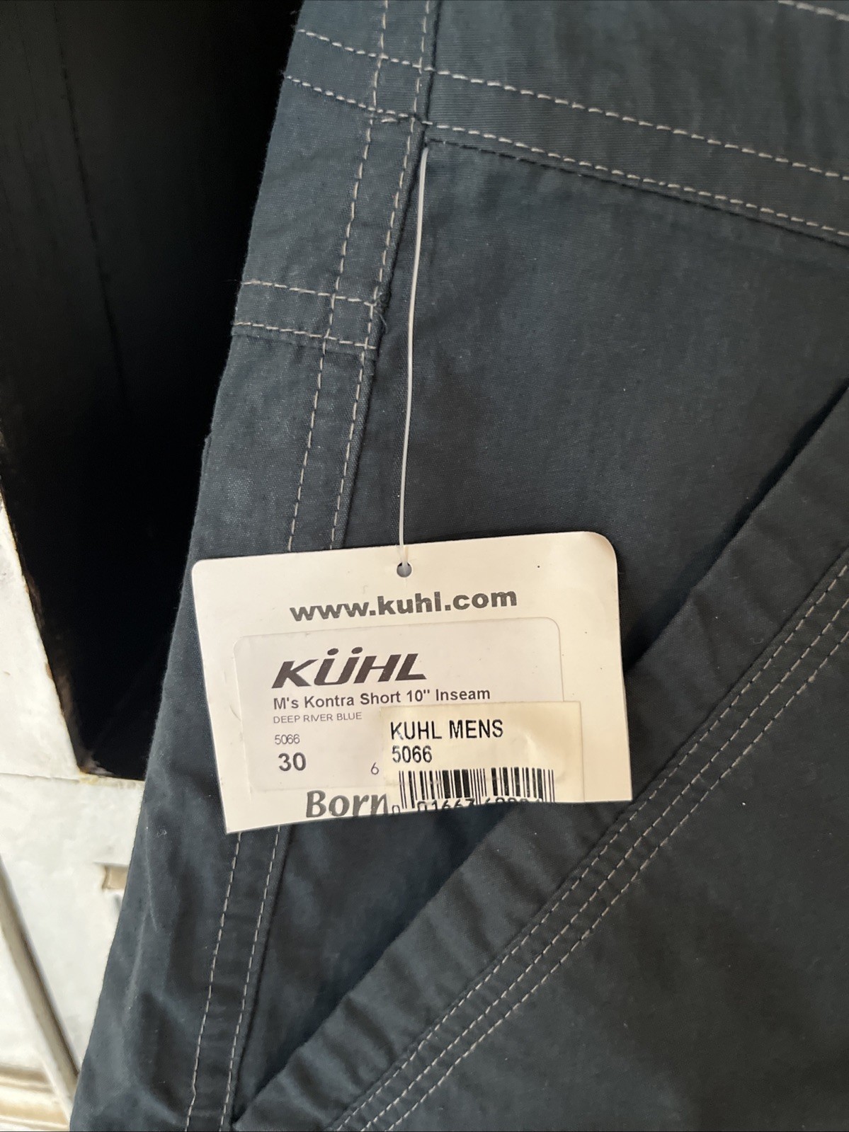 Kuhl Kontra Shorts Men’s 10 In Inseam 30 In Waist Deep River Blue , NWT, Hiking