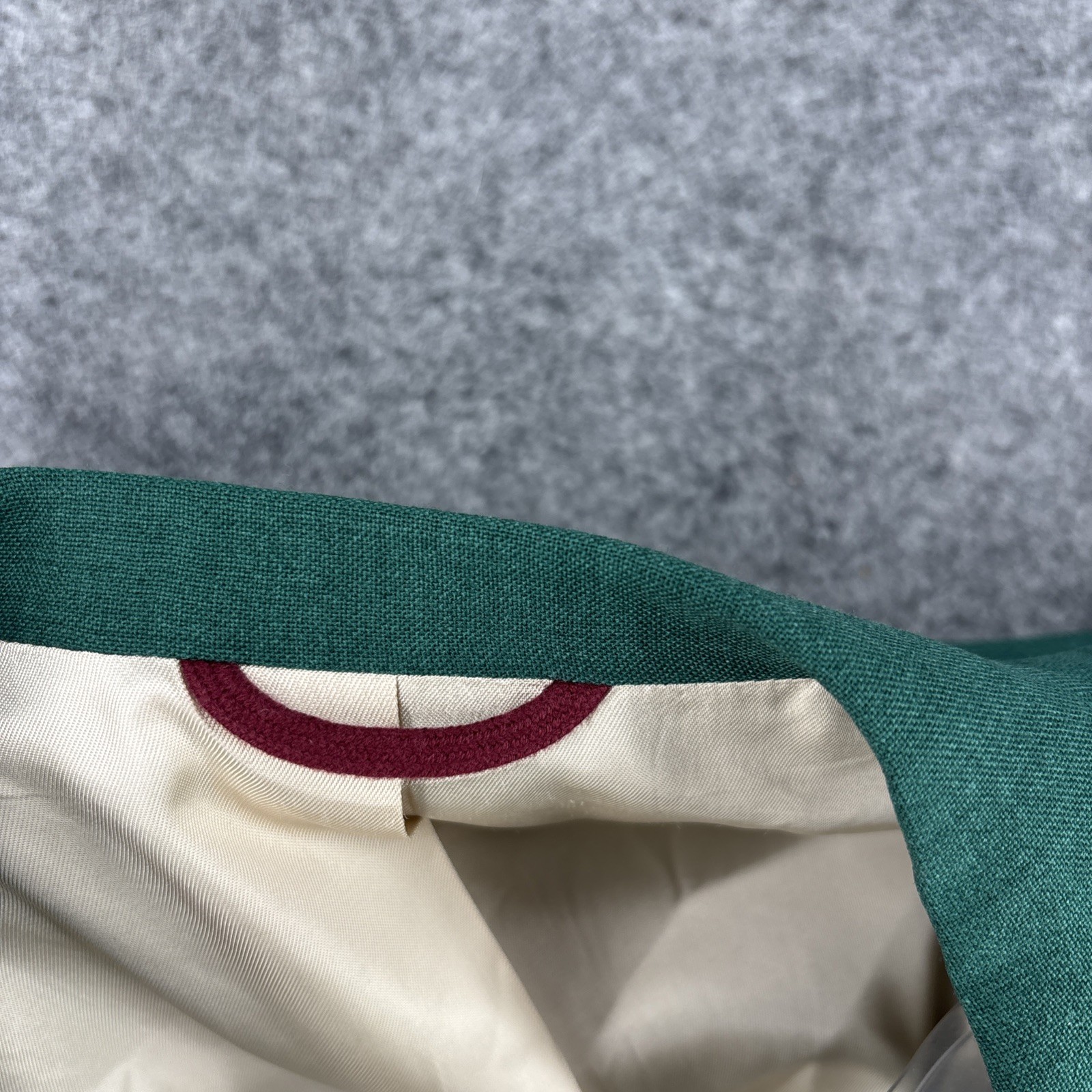 Jack Nicklaus Blazer 42 L Master Replica Green Gold Golf Buttons Sport Coat