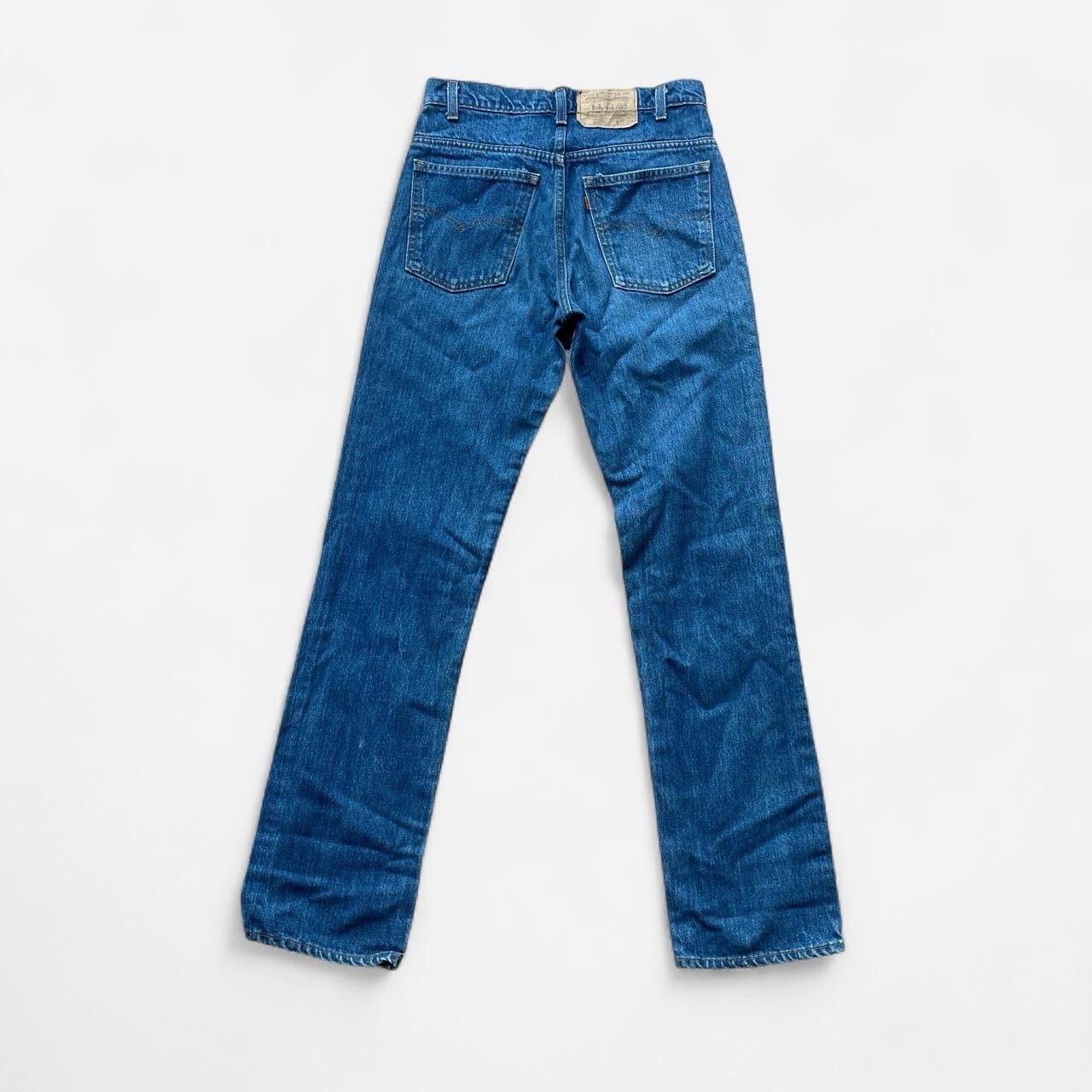 Vintage 70/80s Levi’s 509 orange tab dark wash straight leg jeans