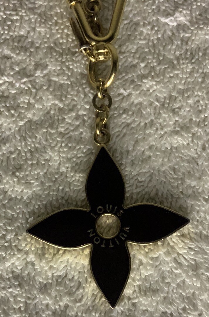 Louis Vuitton Portocre Puzzle Charm Keychain in Goldtone Metal (5.1in)