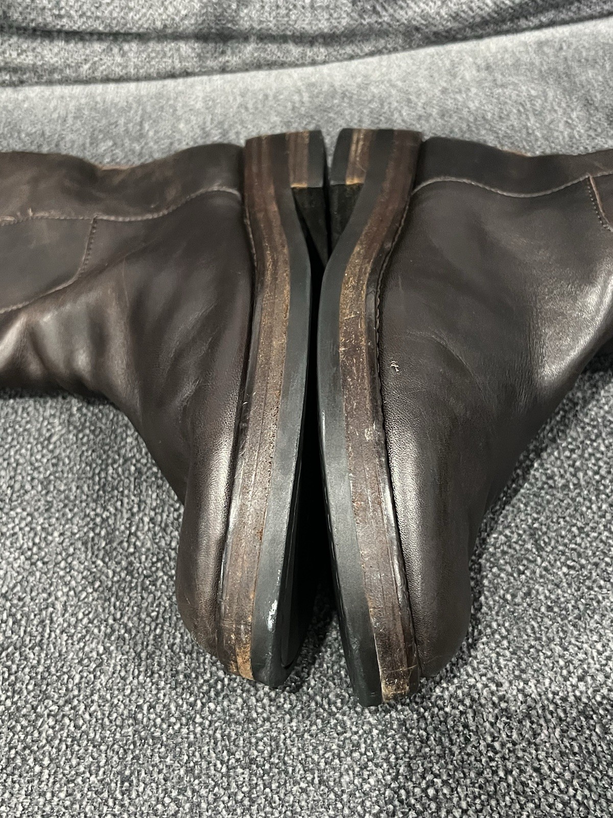 RRP€1150 ANN DEMEULEMEESTER Leather Calf Boots US9 UK6 EU39 Made in Italy
