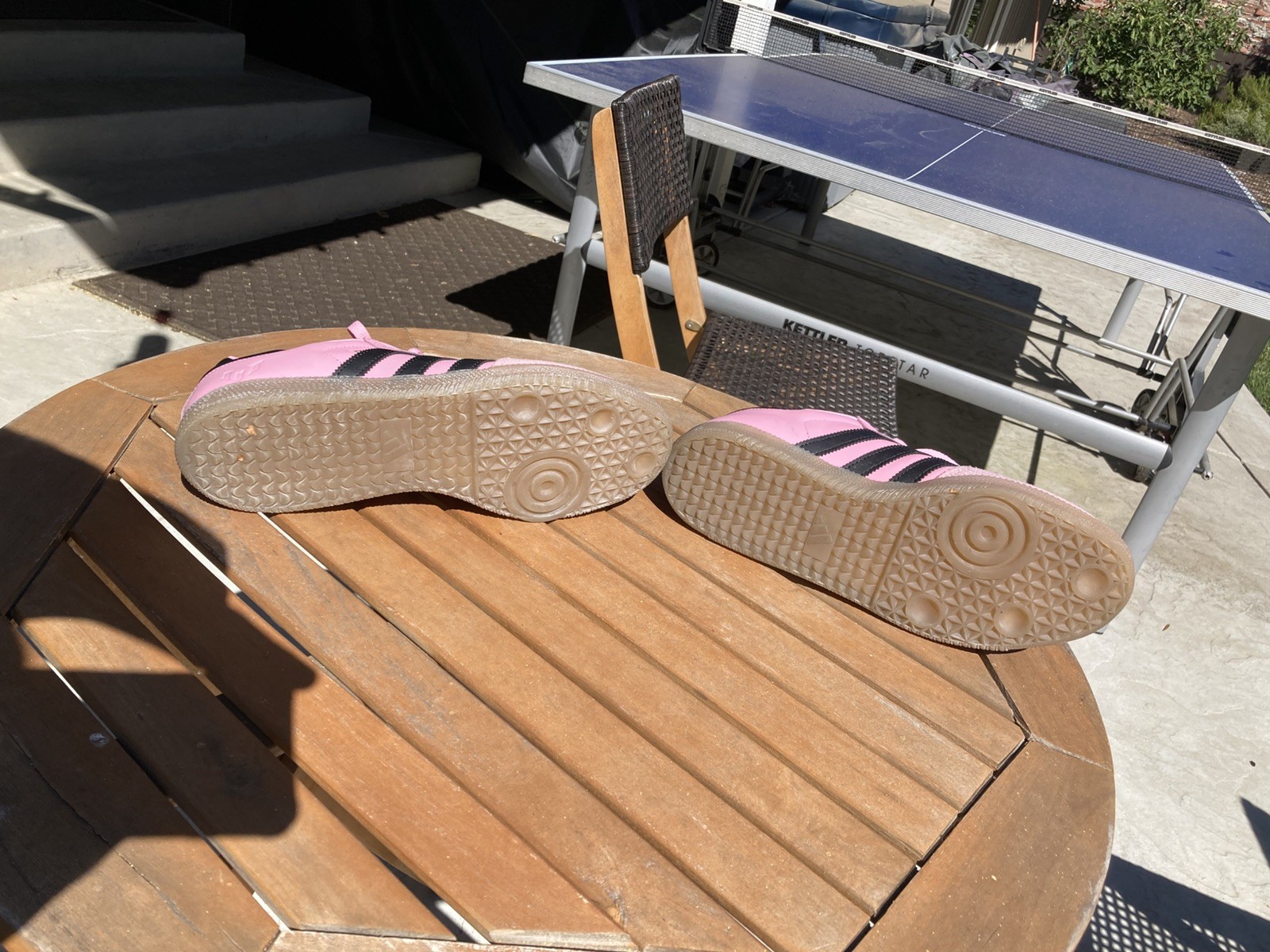 Adidas Samba Messi Men’s Sneakers Size 9 Pink/Black No Box Excellent Condition