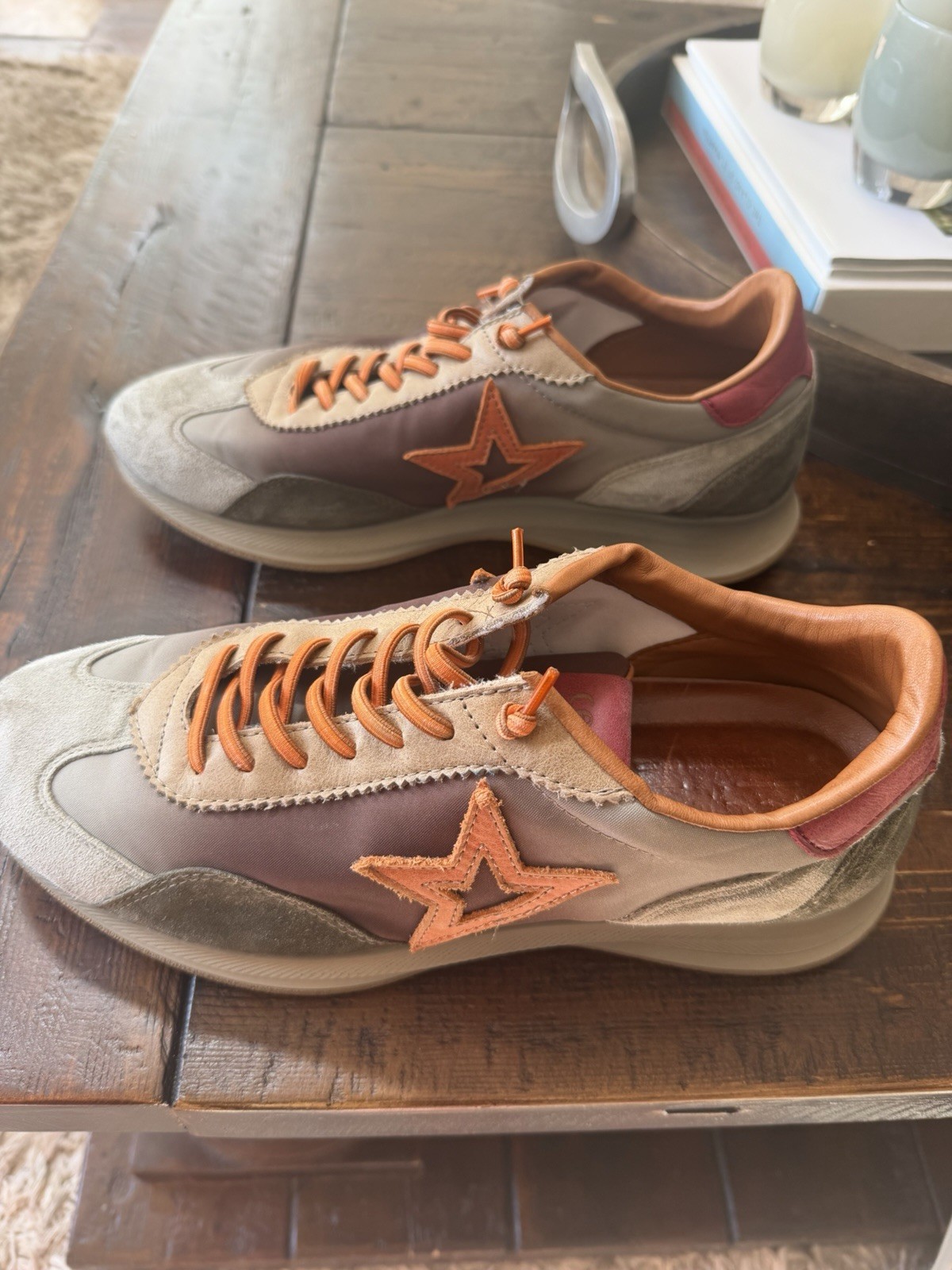 Authentic CETTI Men’s EU 44 US 11 Leather Suede Designer Sneakers Made In Spain