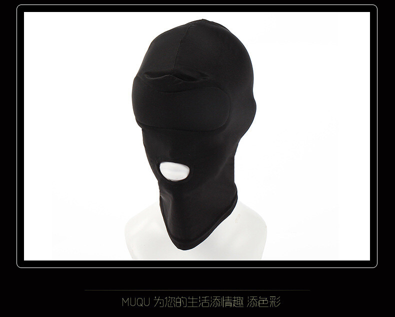 Elastic Fabric Mask with A Head Cover Open Eye and Mouth Mask Performance Mask