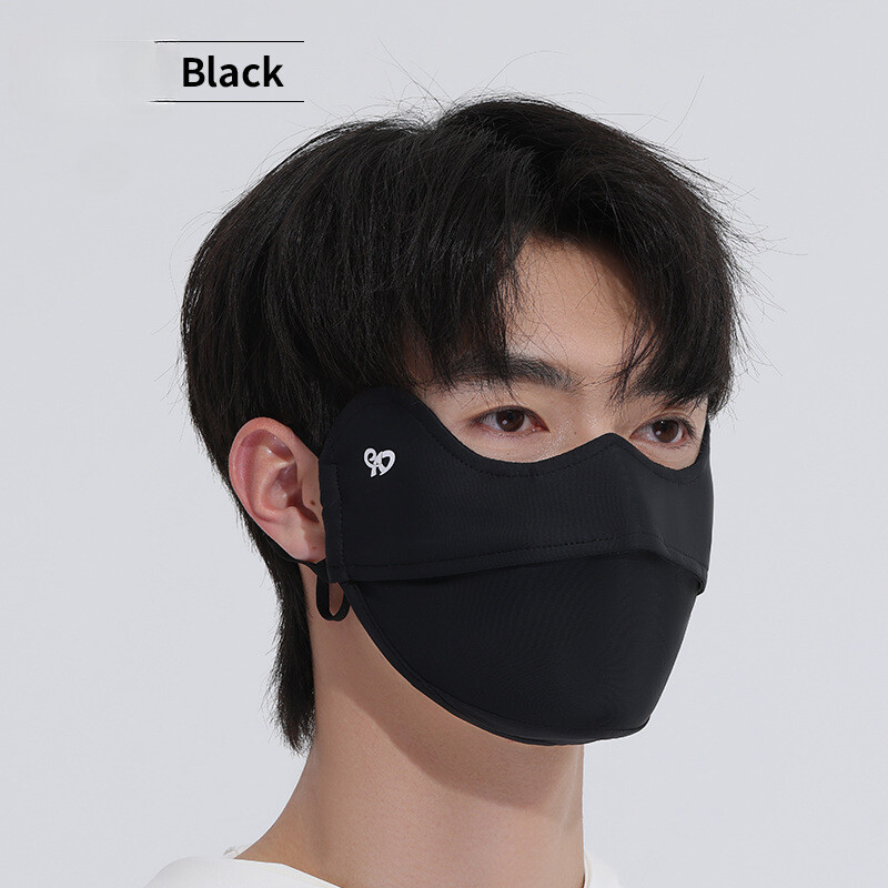 Summer UV Face Cover Mask UPF50+ Nylon Breathable Sun Mask with Eye Protection