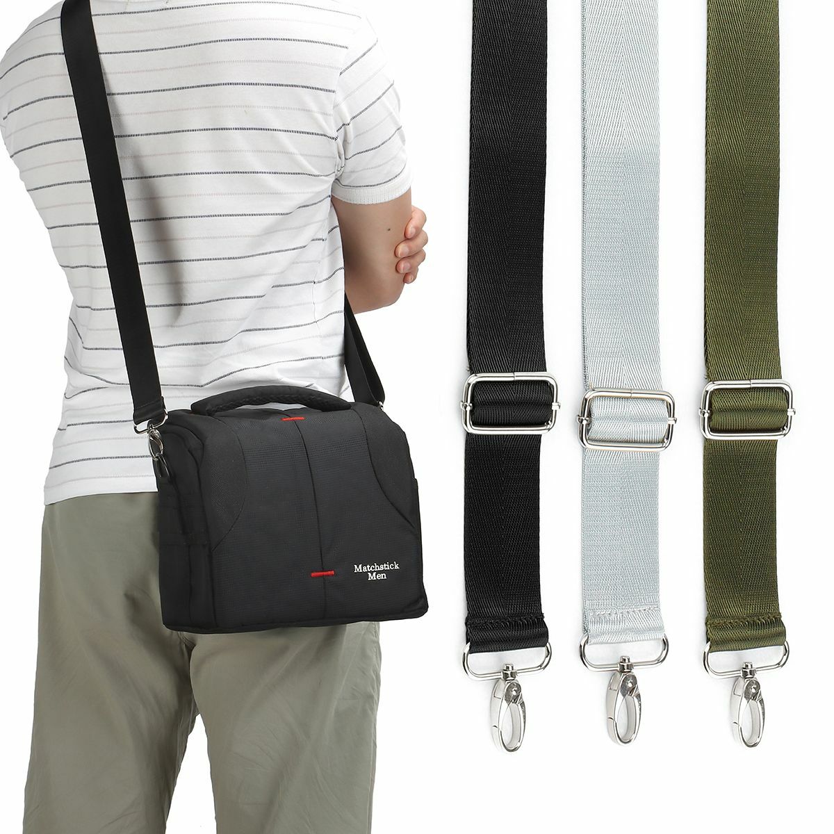 5FT Shoulder Bag Strap Adjustable Crossbody Replacement Handbag Belt Handle Wide