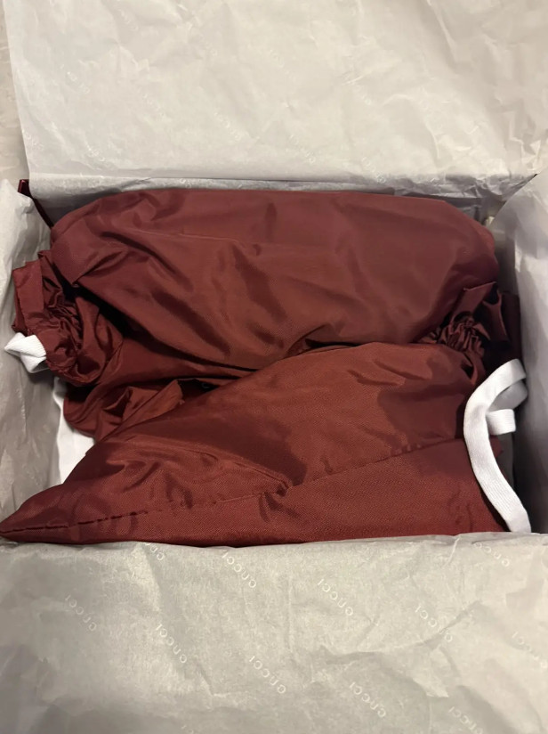 Gucci Men’s Leather Re-Web Sneaker