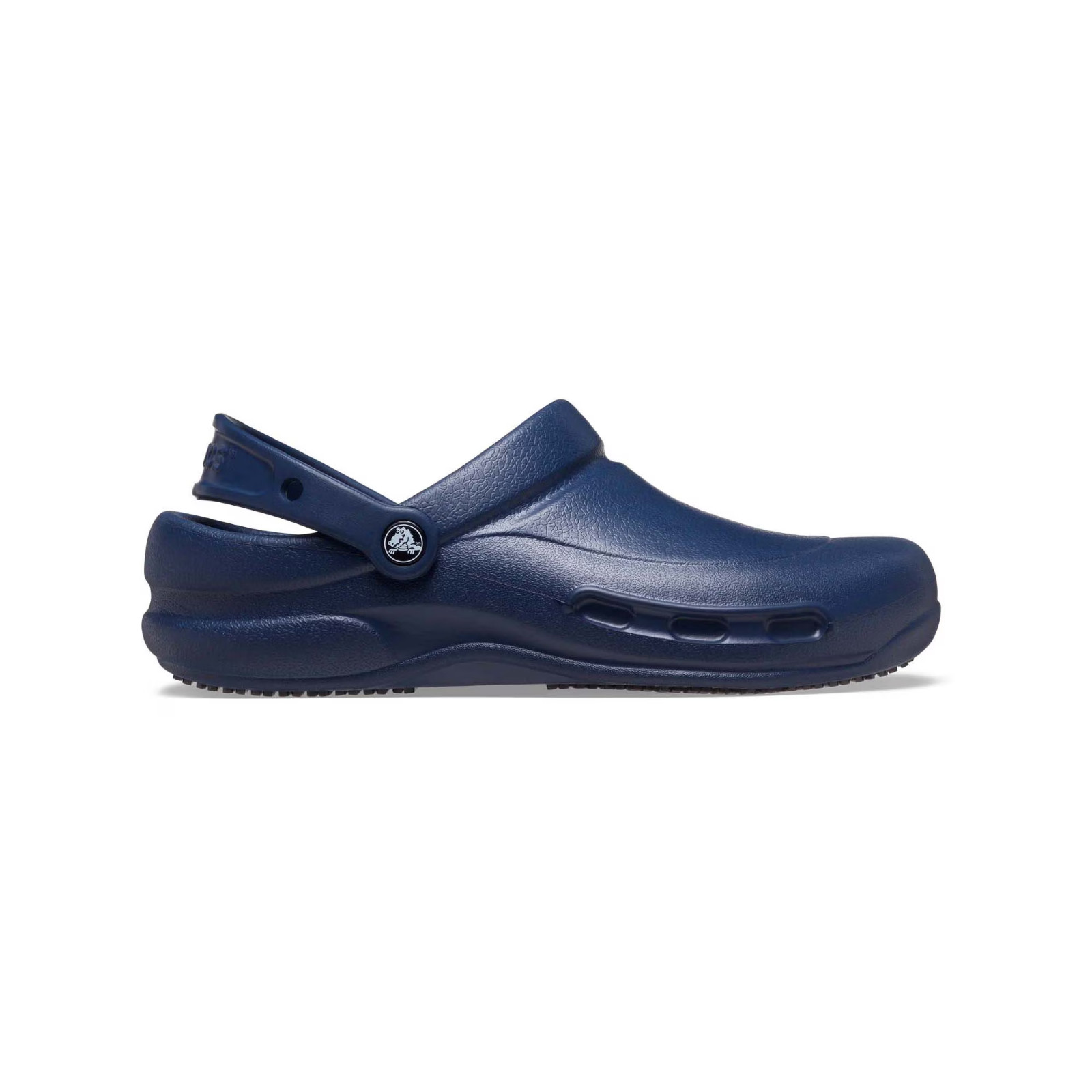 HOT Crocs at Work Unisex Bistro Slip Resistant Clog Black and Navy , All Size