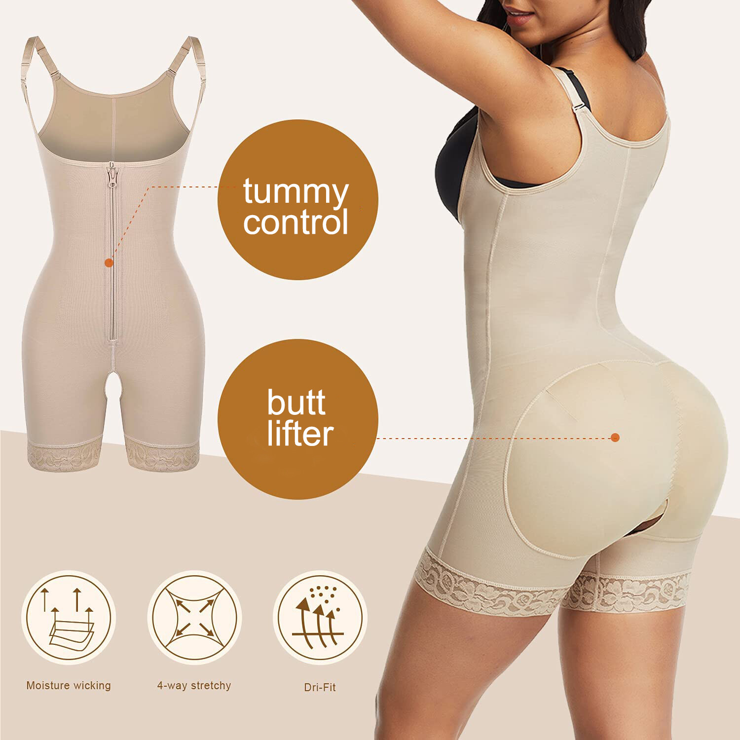Fajas Colombianas bbl stage 3 Faja Post cirugia waist trainer Slim Body Shaper