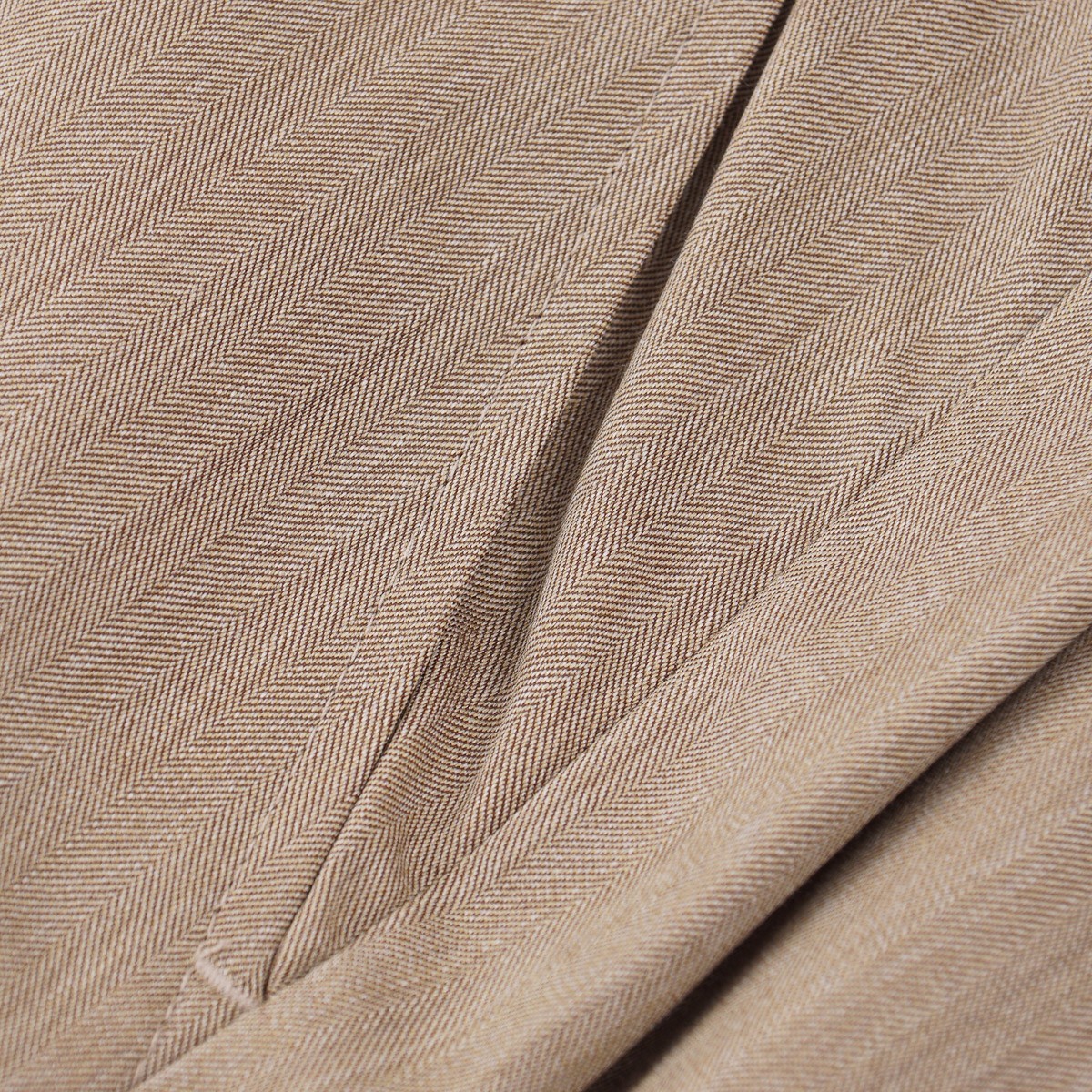 Brett Johnson Lightweight Herringbone Wool Drawstring Pants XL 37-38 (Eu 54) NWT