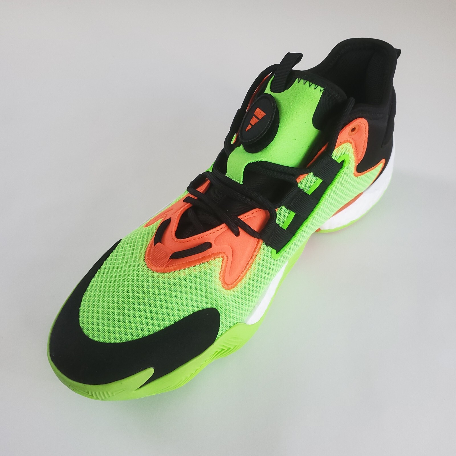 Adidas BYW Select Solar Green Orange Basketball Shoe IG4948 US Mens Size 12.5