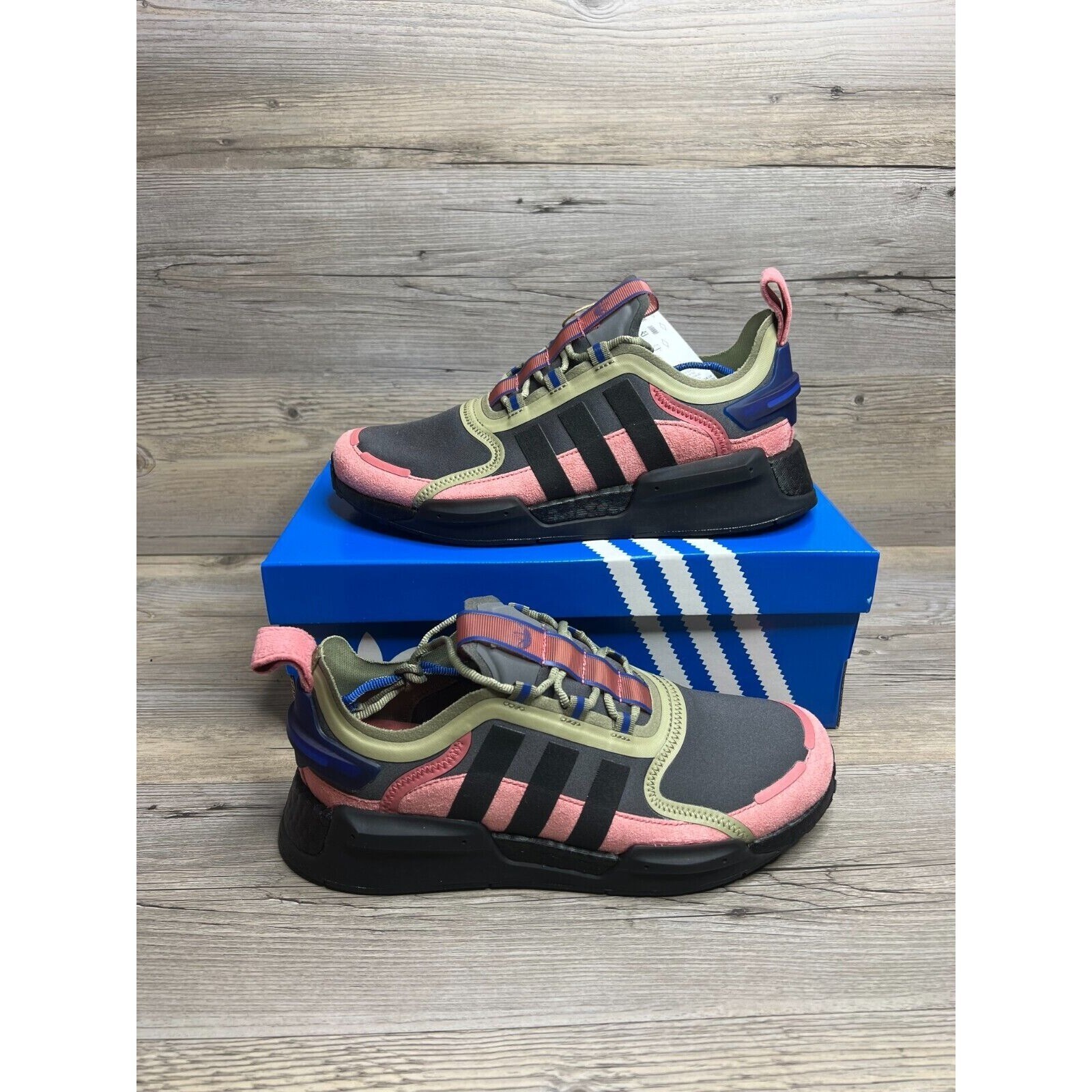 adidas NMD V3 Womens Size 7 Grey Five Core Black Wonder Red GX6936