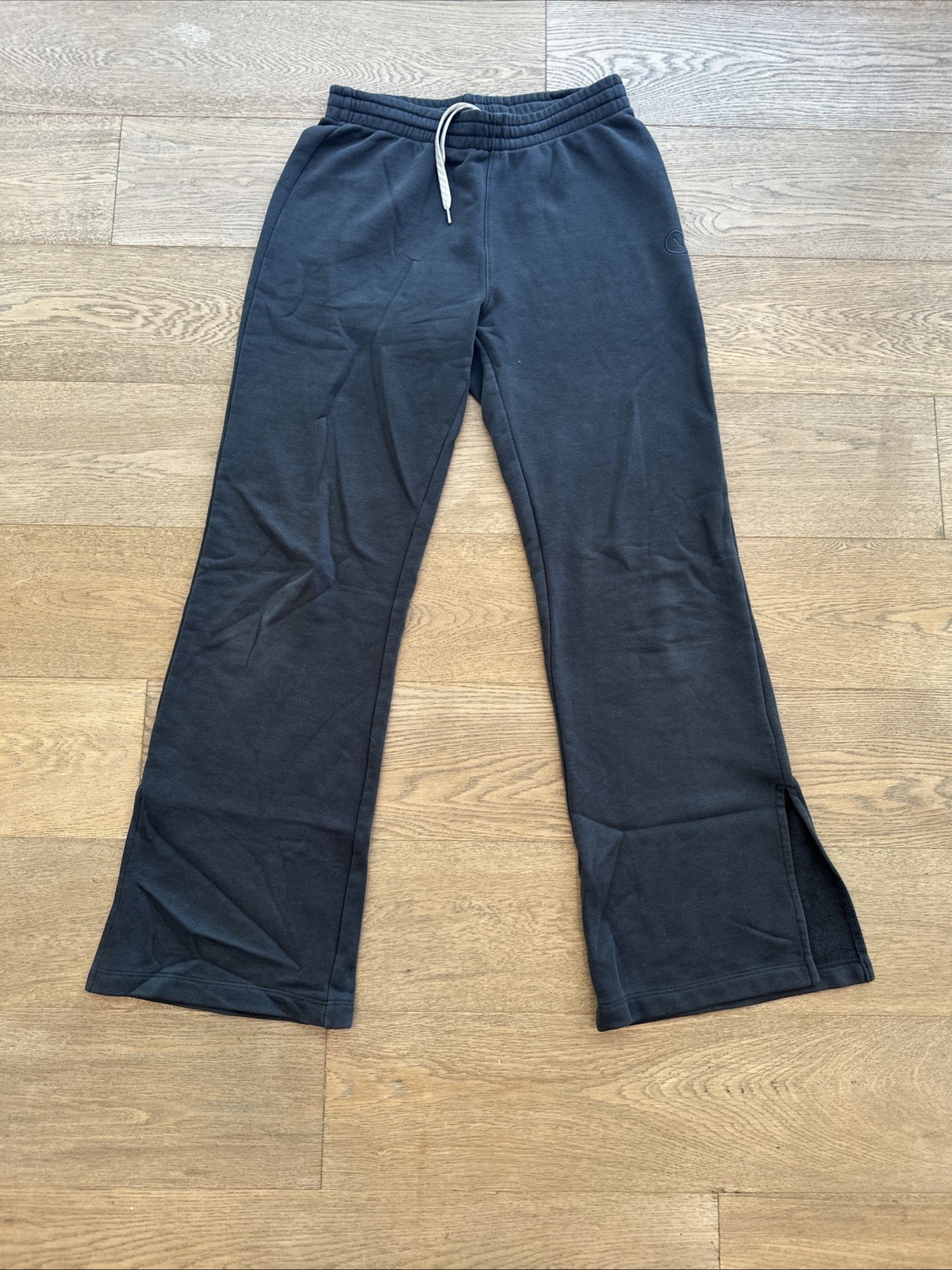 Vuori Womens Cropped Half Zipper Sweat Suit Blue Sweats Pants Small