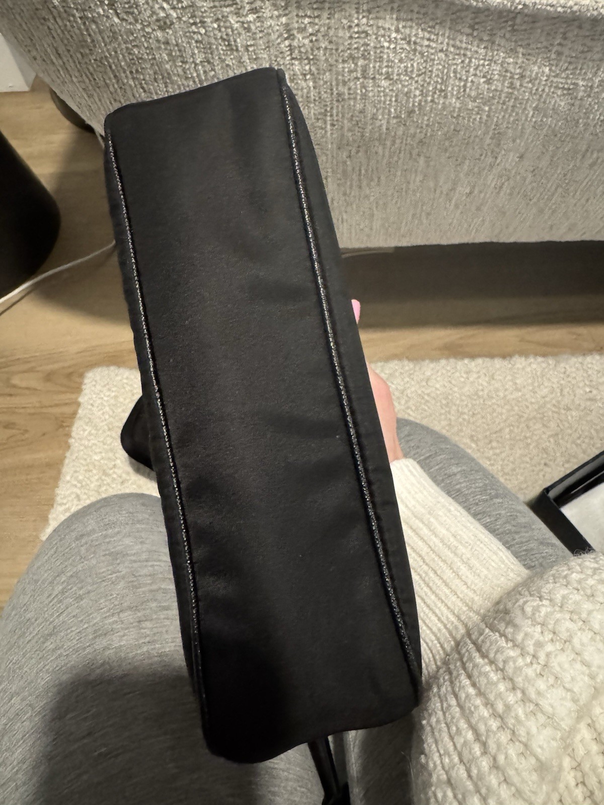 BRAND NEW Prada Re-Edition 2005 Nylon Shoulder Bag – Black/Silver