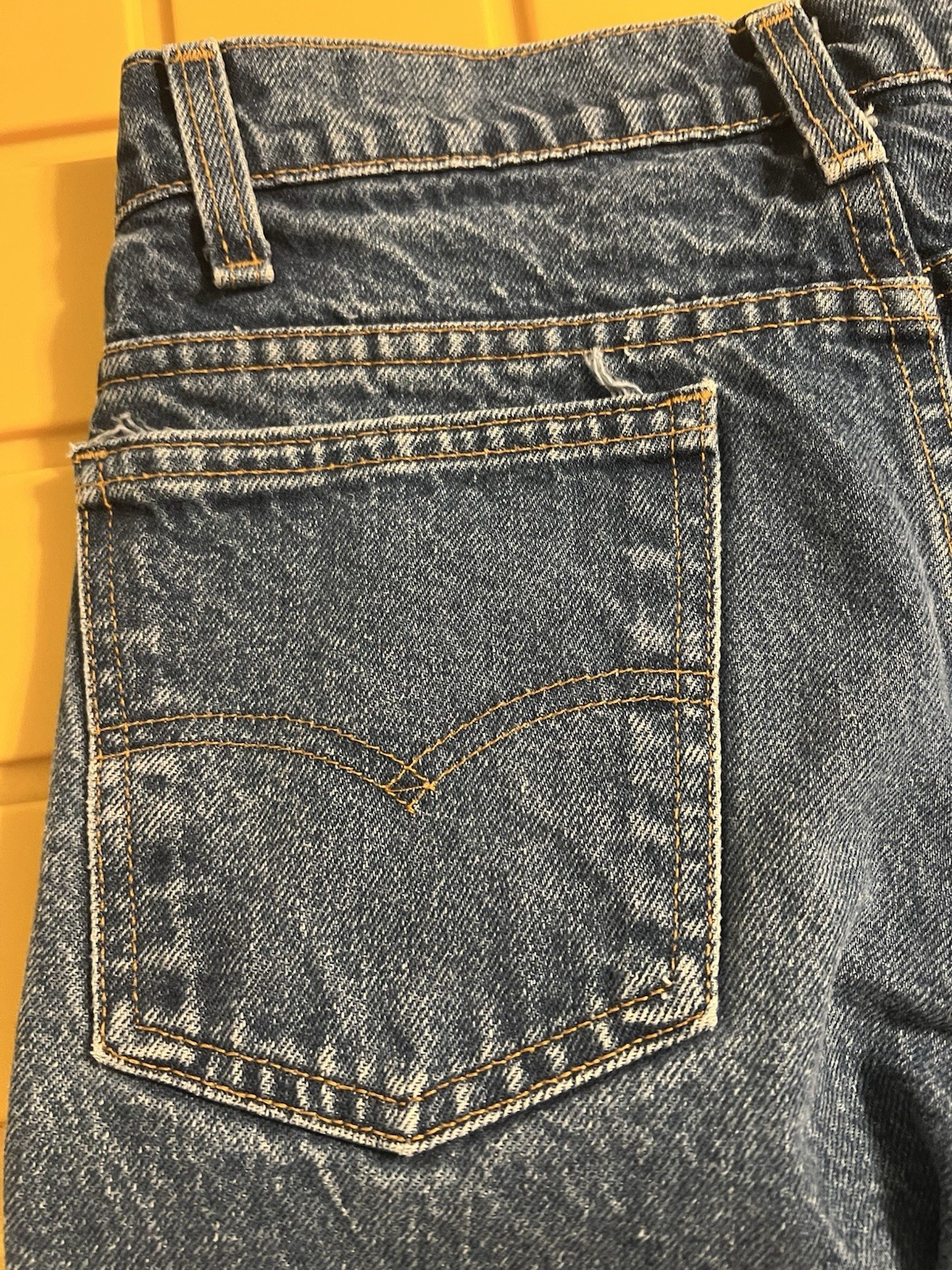 Levi’s 309 Men’s Orange Tab Jeans Size Actual 30×29.5 Vintage Retro Hipster