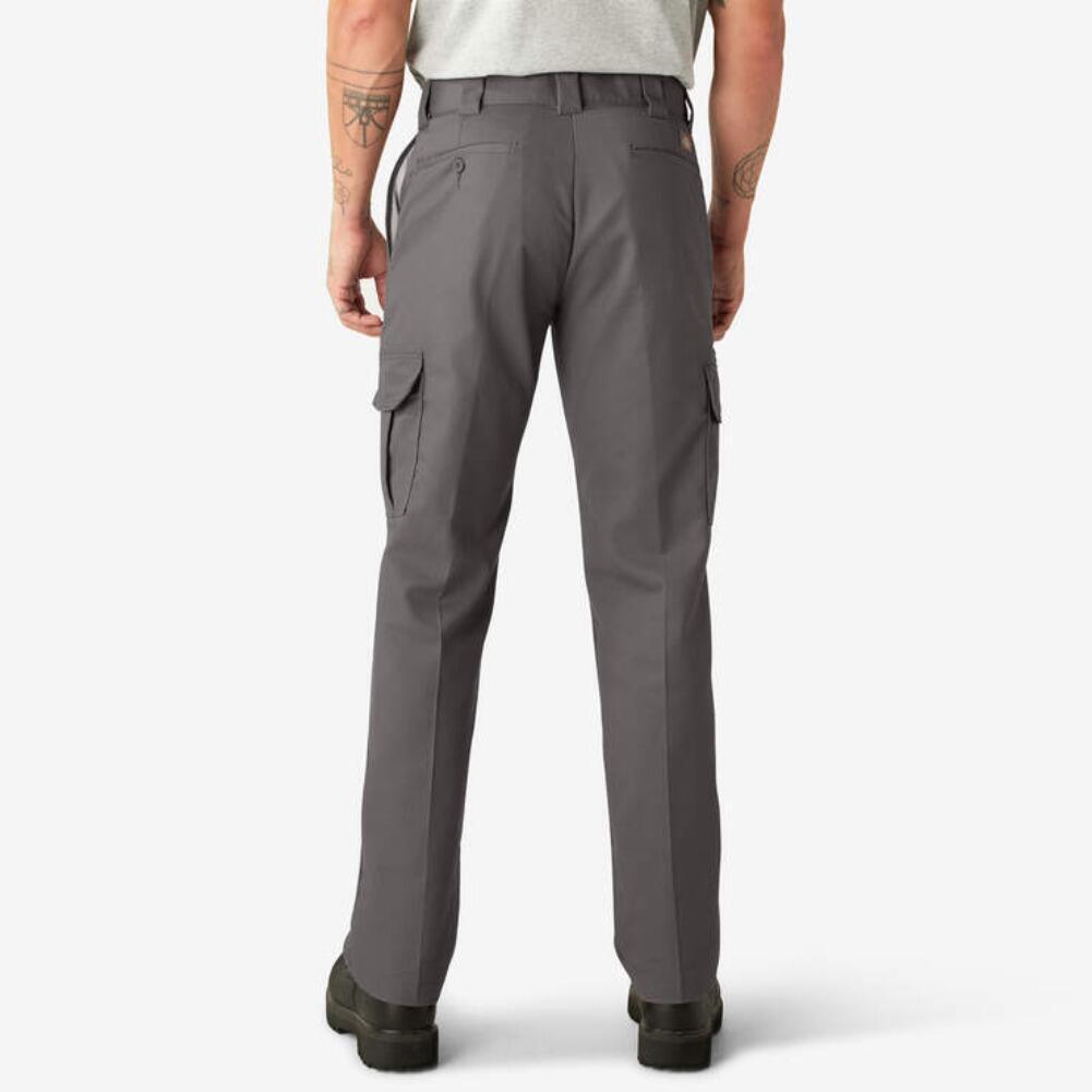 Dickies Mens Flex WP595 Regular Fit Straight Leg Work Uniform Pocket Cargo Pants