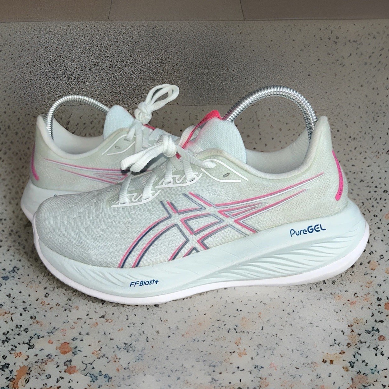 Asics Womens Gel Cumulus 26 1012B599 Blue Running Shoes Sneakers Size 7.5