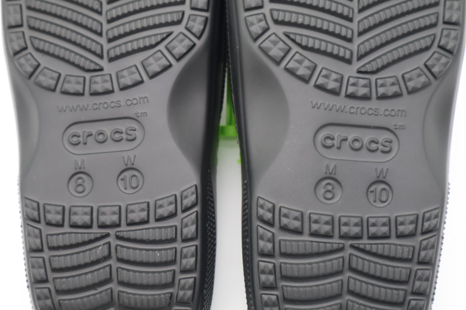 Crocs Adult Baya II Slide Sandals Black Size M8 / W10 NWT