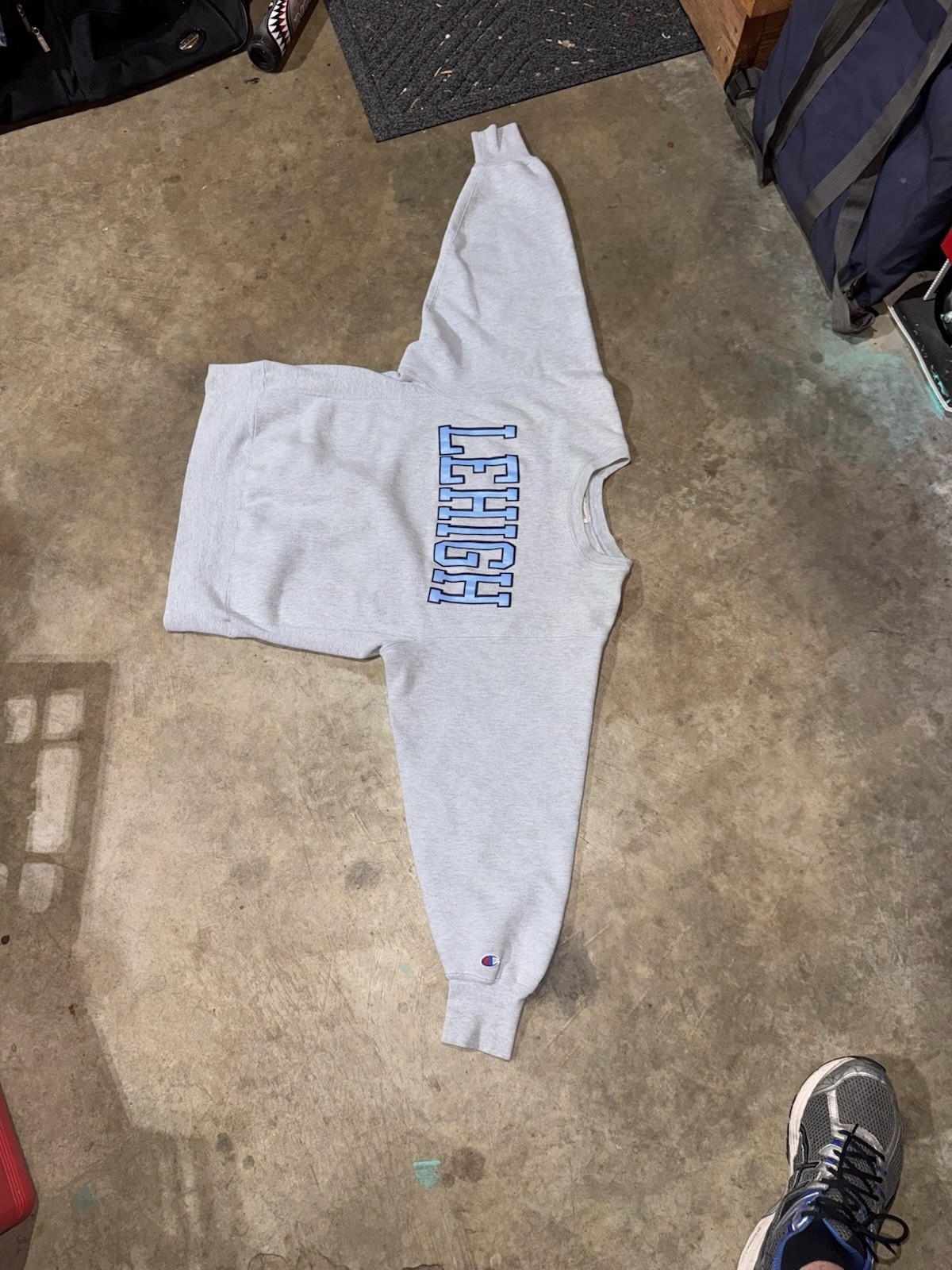 Vintage 1980s Champion Reverse Weave Lehigh University Crewneck