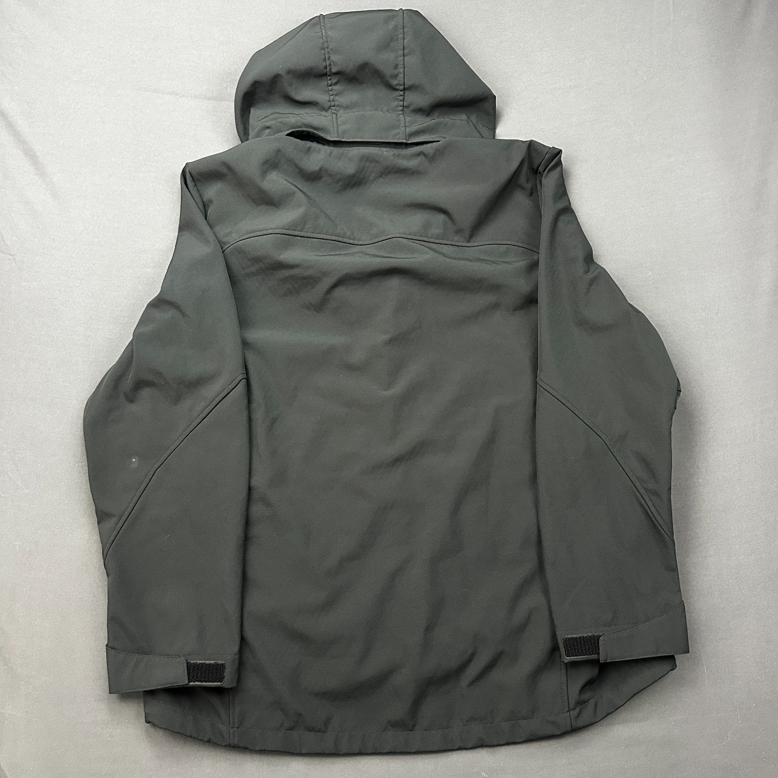 Gerry Softshell Jacket Mens 2XL Black Fleece Lined Hooded Outdoor Full Zip