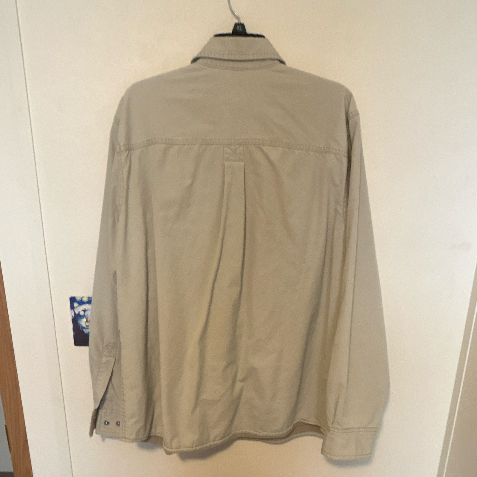 Men’s M Gander Mountain Fleece Lined Cotton Canvas Shacket Snap Up