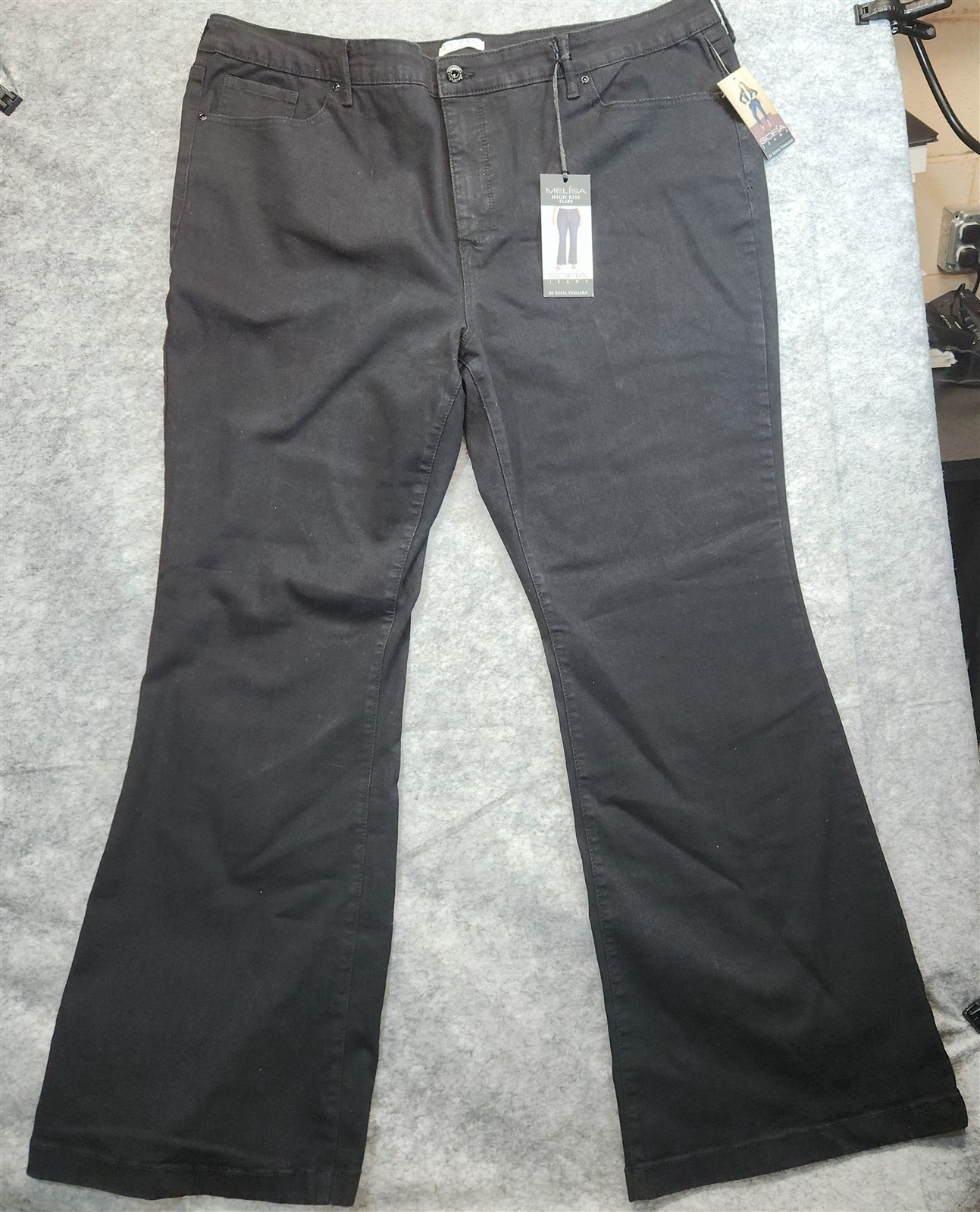 Sofia Jeans By Sophia Vergara Womens Melisa High Rise Flare Sz 24W New With Tags