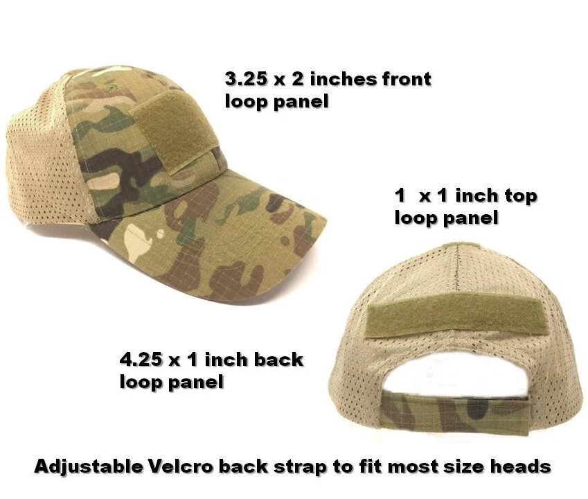 Emproda Multicam Tactical Cap Bundle with USA Flag Patch and Moral Patches