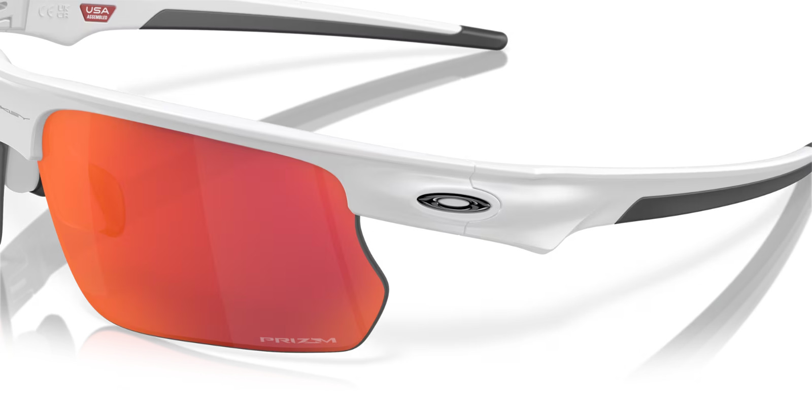 Oakley Sunglasses Bisphaera OO9400-1068 Matte White Frames w/ Prizm Field Lenses
