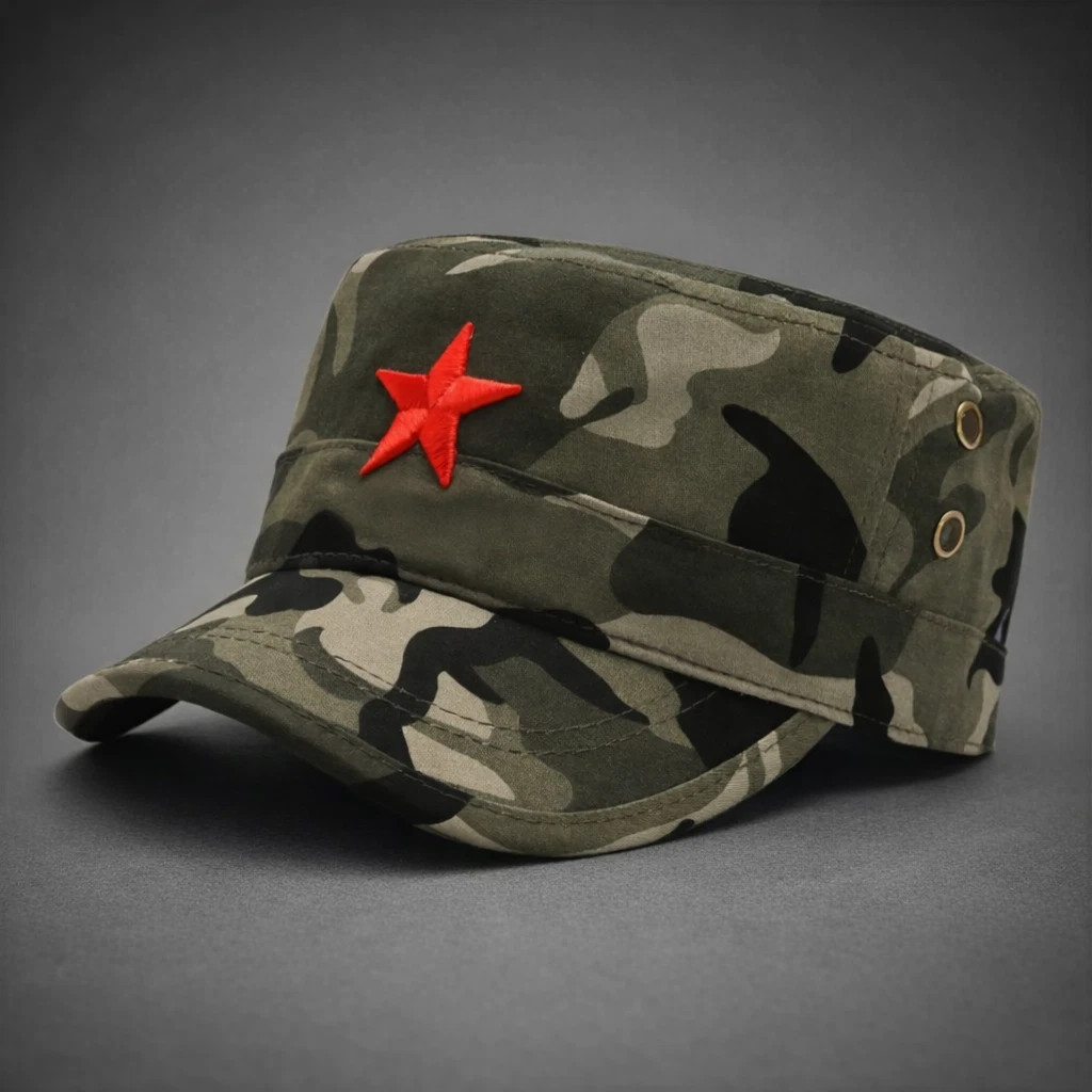 New Hats Communist Cap Red Star Army Che Guevara Cuba Stars Military Cool Hat